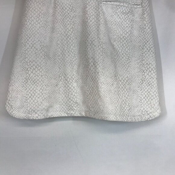 PETER MILLAR - WOMEN'S SMALL - WHITE & GRAY POLYESTER BLEND UPF 50+ SKORT/SKIRT - Picture 6 of 8